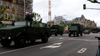 The National Day of Luxembourg  The Military Parade Part 1 [upl. by Johm253]