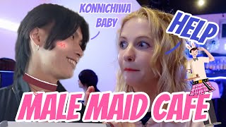 I went to a MALE MAID CAFE in JAPAN [upl. by Wallach]