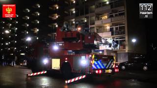 Brand verwoest slaapkamer in Haarlemse flatwoning 15022013 [upl. by Annavahs]