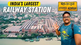 Indias Largest and Busiest Railway Station 😱🔥  Howrah Junction Train Spotting Vlog [upl. by Etteragram]