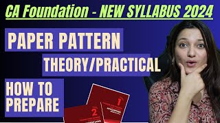 New Paper Pattern  CA Foundation June 24Dec 24  CA Foundation Classes  ICAI [upl. by Reggis]