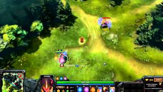 Dota 2 Invoker Meteor Combo Tutorial [upl. by Aisac]