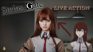 SteinsGate  Live Action by AI [upl. by Eaj]