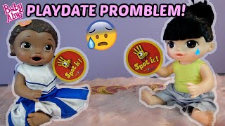 BABY ALIVE has PLAY DATE PROBLEMS The Lilly and Mommy Show The TOYTASTIC Sisters FUNNY KIDS SKIT [upl. by Edan]