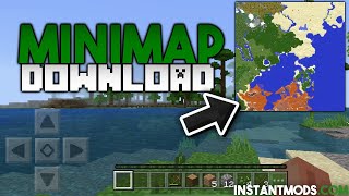 Minimap Addon for Minecraft PEBedrockMCPE [upl. by Ashlan992]