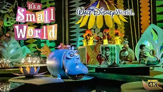 its a small world On Ride Low Light 4K POV Magic Kingdom Walt Disney World 2023 12 28 [upl. by Nonah]