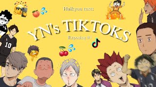 📱Kiyoko and Yachi exposing yns tiktoks🤠💥 Haikyuu x yn💝 Haikyuu groupchat🥳 [upl. by Nepil]