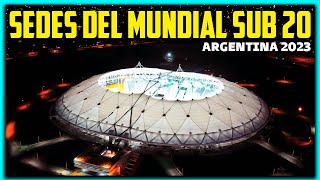 Asi son los 6 ESTADIOS ARGENTINOS 🇦🇷 para el MUNDIAL SUB 20 2023 🏆 [upl. by Rednaxela]