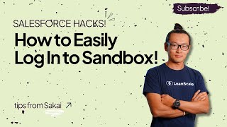 Salesforce Hacks  How to Easily Log In to Sandbox [upl. by Jolanta156]