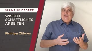 Richtiges Zitieren in wissenschaftlichen Arbeiten [upl. by Reinold362]