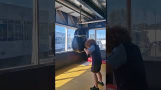 My gym journey day 58 boxing gym hardwork [upl. by Ardnalak]