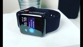 Apple Watch Series 3 SPACE BLACK  UNBOXING AND FIRST IMPRESSIONS [upl. by Damali327]