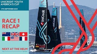 UniCredit Youth Americas Cup Race 1 Recap [upl. by Canon]