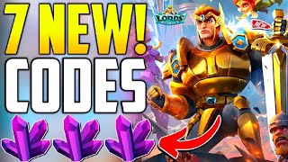 JULY UPDATE ⚠️ CODES⚠️LORDS MOBILE REDEEM CODES 2024CODE LORDS MOBILE  LORDS MOBILE CODES [upl. by Rangel]