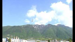 Crash hang glider Bassano [upl. by Cheke]