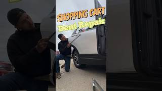 DIY door dent repair autobodyrepair paintlessdentrepair cardentrepair dentrepair diy howto [upl. by Abner]