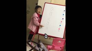 Young girl demonstrates pronunciation skills in China [upl. by Macmahon]