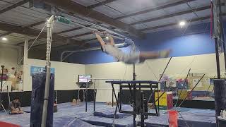 High Bar Level 4 USAG MAG 20212024 Compulsory routine [upl. by Afrika]