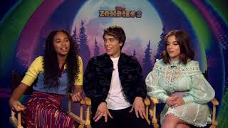 Nathalia J’s interviews Chandler Kinney Pearce Joza and Ariel Martin from ZOMBIES 2 [upl. by Howarth]