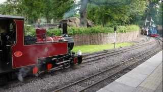 Longleat Safari Park Railway Jungle Express Narrow Gauge Steam amp Diesel Trains August 2012 [upl. by Marelya586]