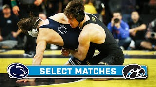 Select Matches Penn State at Iowa  Big Ten Wrestling  Feb 9 2024 [upl. by Gibrian]