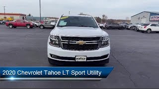 2020 Chevrolet Tahoe LT Sport Utility Portage Baraboo Pardeeville Endeavor Madison [upl. by Avat]