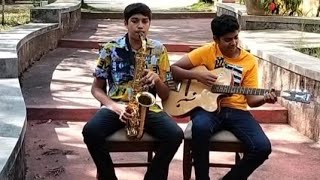 Tuzo Mog Cover  Saxophone and Guitar  Goan Konkani song [upl. by Eneri]