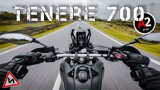 YAMAHA TENERE 700 35KW  RAW SOUND 4K Onboard [upl. by Adniled]