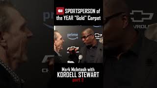 A few minutes with Kordell Stewart on the quotgoldquot carpet [upl. by Zarihs652]