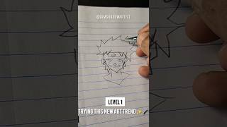 Whats Your Level ❓️🔥 Rate this 110✨️drawing art howtodraw [upl. by Mufi]