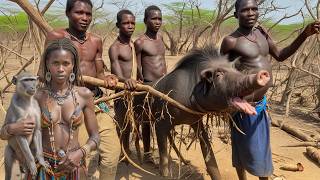 Witness Hadzabe Tribe Incredible Lifestyle  still Surviving in the forest [upl. by Lemkul724]