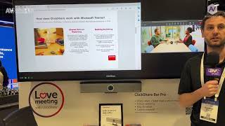 Enterprise Connect 2024 Barco Showcases New ClickShare Bar Pro AllinOne Device for Small Rooms [upl. by Enninaej]