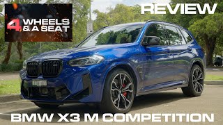 Ultimate Luxury Performance SUV  2022 BMW X3 M Competition Review [upl. by Nottus]