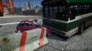 GRAND THEFT AUTO IV 1968 FIAT ABARTH 595 SS CRASH TESTIN [upl. by Ecissej606]