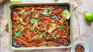 Perhaps the Easiest Sheet Pan Fajitas [upl. by Akerboom]