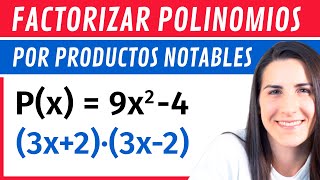 Factorización de Polinomios usando Productos Notables [upl. by Ahsinrac]