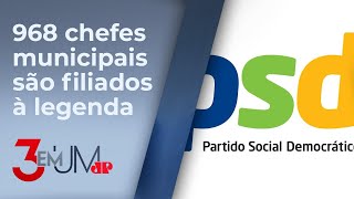 PSD é o partido com maior número de prefeitos no Brasil segundo levantamento [upl. by Llirrem]