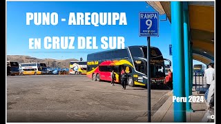 MI VIAJE EN CRUZ DEL SUR PUNO AREQUIPA PERU [upl. by Alikat]