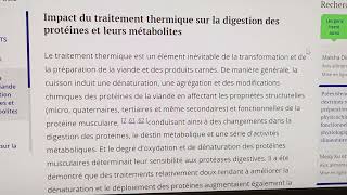 Impact des différentes viandes et de leur cuisson sur lanabolisme et la santé part 2 [upl. by Norraf]