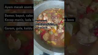 Ayam masak asem [upl. by Yursa]