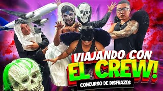 🔥VIAJANDO CON EL CREW CONCURSO DE DISFRACES🔥 [upl. by Aviva645]