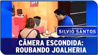 Câmera Escondida Roubando Joalheria [upl. by Bonne787]