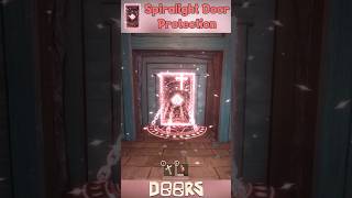 DOORS  Spiral light of Door Protection  Crucifix Use ROBLOX doors roblox [upl. by Esirahc]