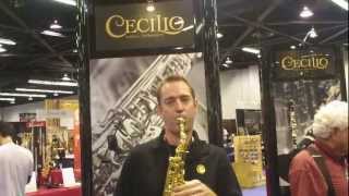 Cecilio SE Alto Sax at NAMMMOV [upl. by Aihsercal]