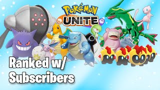 1600 Master Rank  Pokemon Unite  Ranked with Viewers [upl. by Ginsberg385]