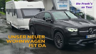 Wohnwagenkauf  Wir holen unseren NEUEN Caravan ab  Roomtour  Ein Traum geht in Erfüllung [upl. by Nohshan]