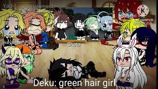 Final part Pro heroes react to deku as random gacha tiktoksrandom tiktoks read description [upl. by Judas]