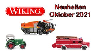 🚜🚗 Wiking Neuheiten Oktober 2021  Modellautos  Spur H0 und N [upl. by Pavier]