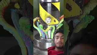 Candy crush Singh Eyes with hydraulic press 👀🤔 hydraulicpress crushing satisfying viral [upl. by Mayfield301]