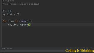 Learn Python Programming  Append List Method  English [upl. by Ilujna]